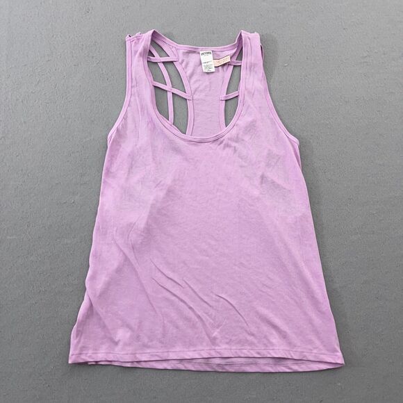 Victoria's‎ Secret PINK Lavender Tank Top Racerback Activewear NWT - Picture 1 of 8